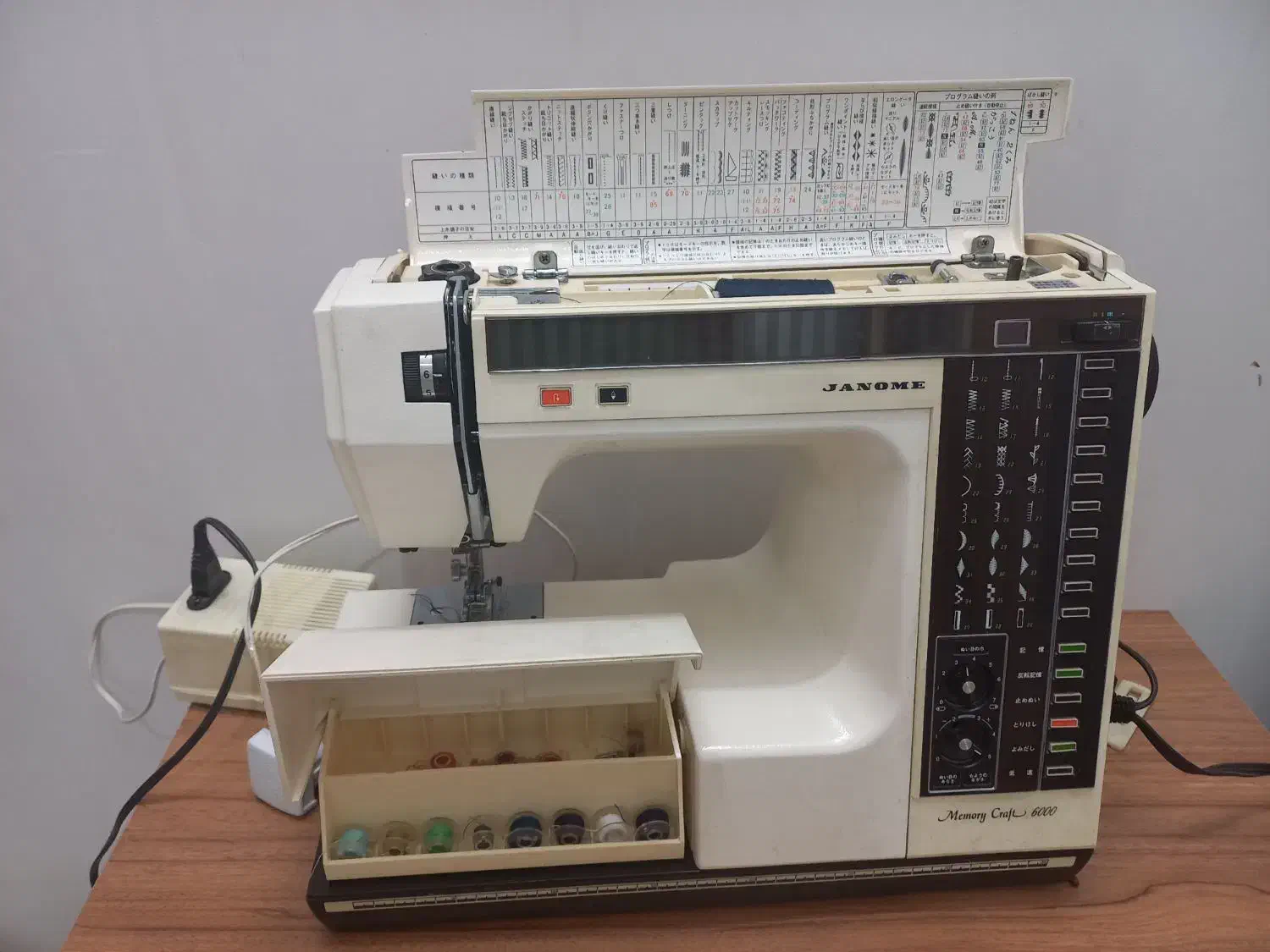 چرخ خیاطی ژانومه ژاپن|چرخ خیاطی و ریسندگی|بروجرد, |دیوار