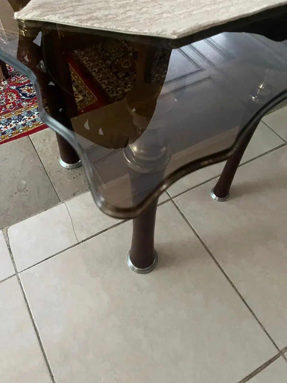 میز جلو مبلی بزرگ و عسلی کوچک|مبلمان خانگی و میز عسلی|شیراز, ستارخان|دیوار