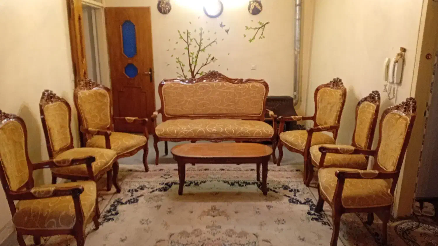 مبل استیل در حد نو|مبلمان خانگی و میز عسلی|اصفهان, فیض|دیوار