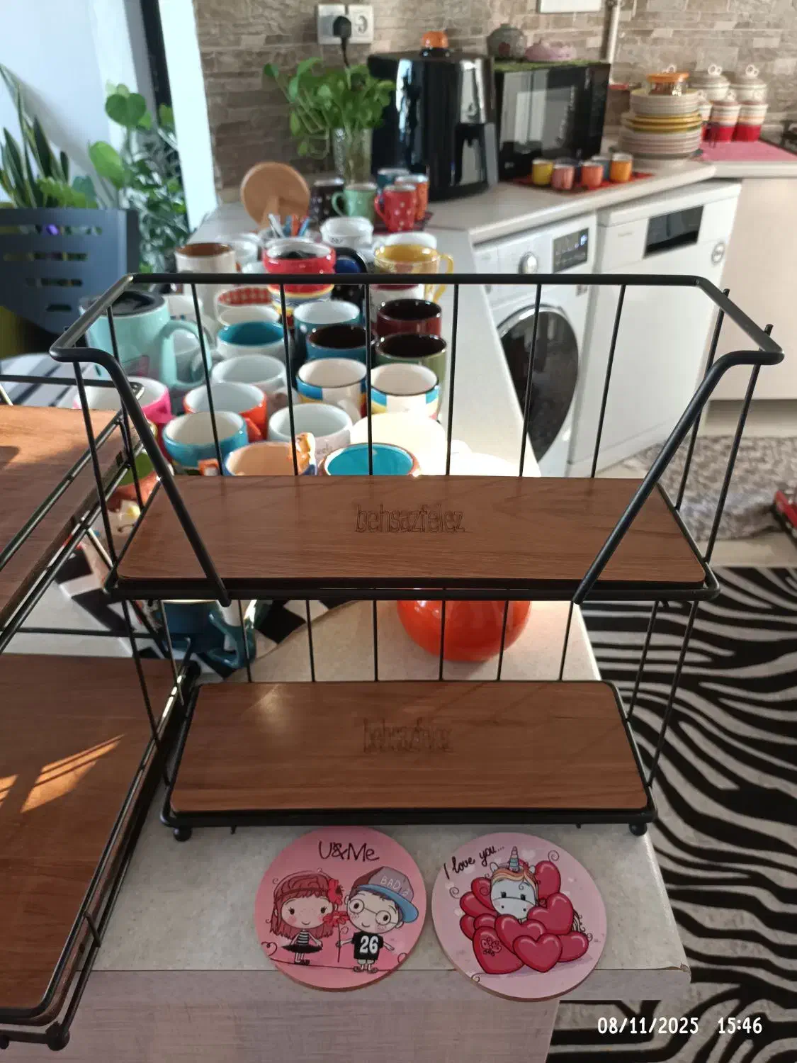 ظروف استند آشپزخانه|آب‌چکان و نظم‌دهنده ظروف|رشت, کوی مهر|دیوار