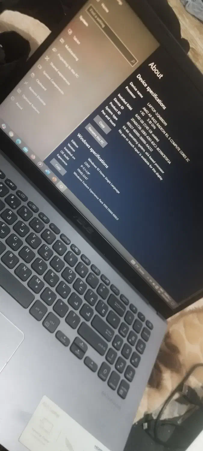 لپ تاپ ایسوس مدل AMD A9|رایانه همراه|بوشهر, |دیوار