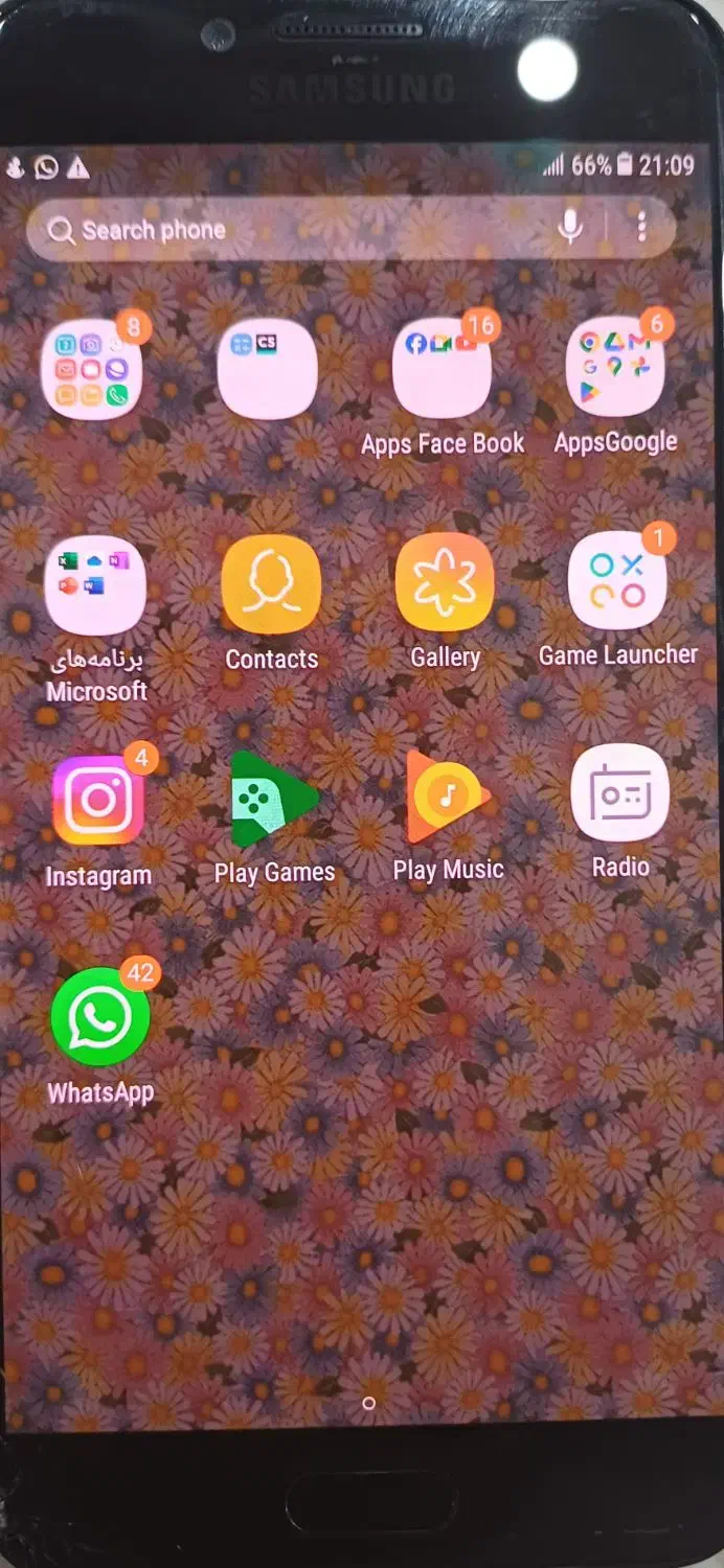 گوشی سامسونگ c5pro باز نشده و تمیز|موبایل|بوشهر, |دیوار
