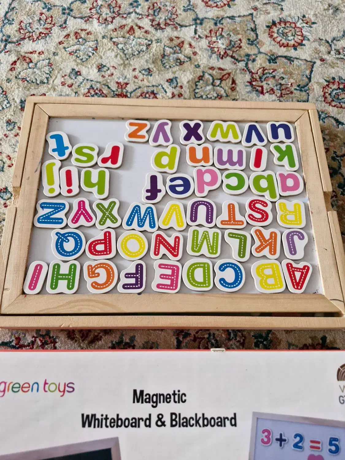 تخته سیاه و وایتبرد دو طرفه با حروف مگنتی  زبان|لوازم التحریر|کرج, شهرک فهمیده|دیوار