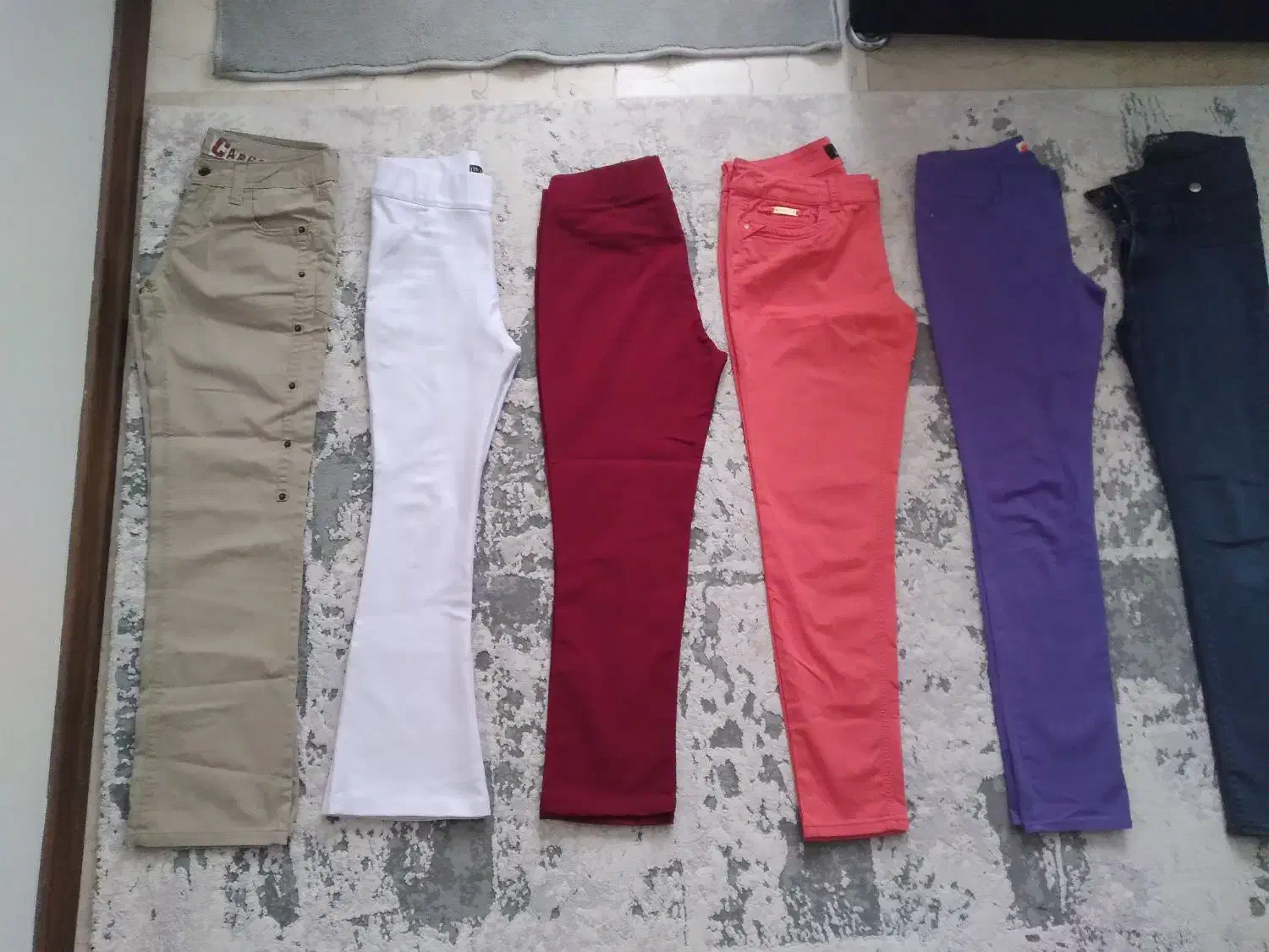 شلوار جین و کتان های رنگی سایز ۳۸|لباس|تهران, جنت‌آباد مرکزی|دیوار