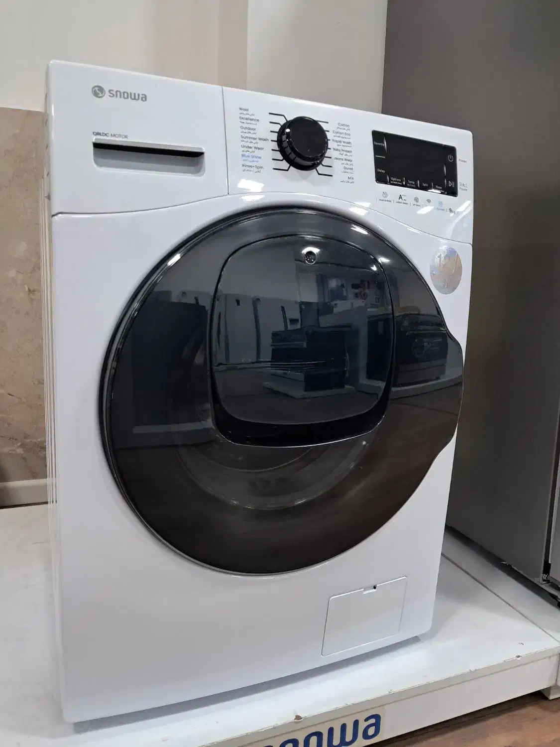 حراج ویژه لباسشویی ۹ کیلویی اسنواا|ماشین لباسشویی و خشککن لباس|بیرجند, |دیوار