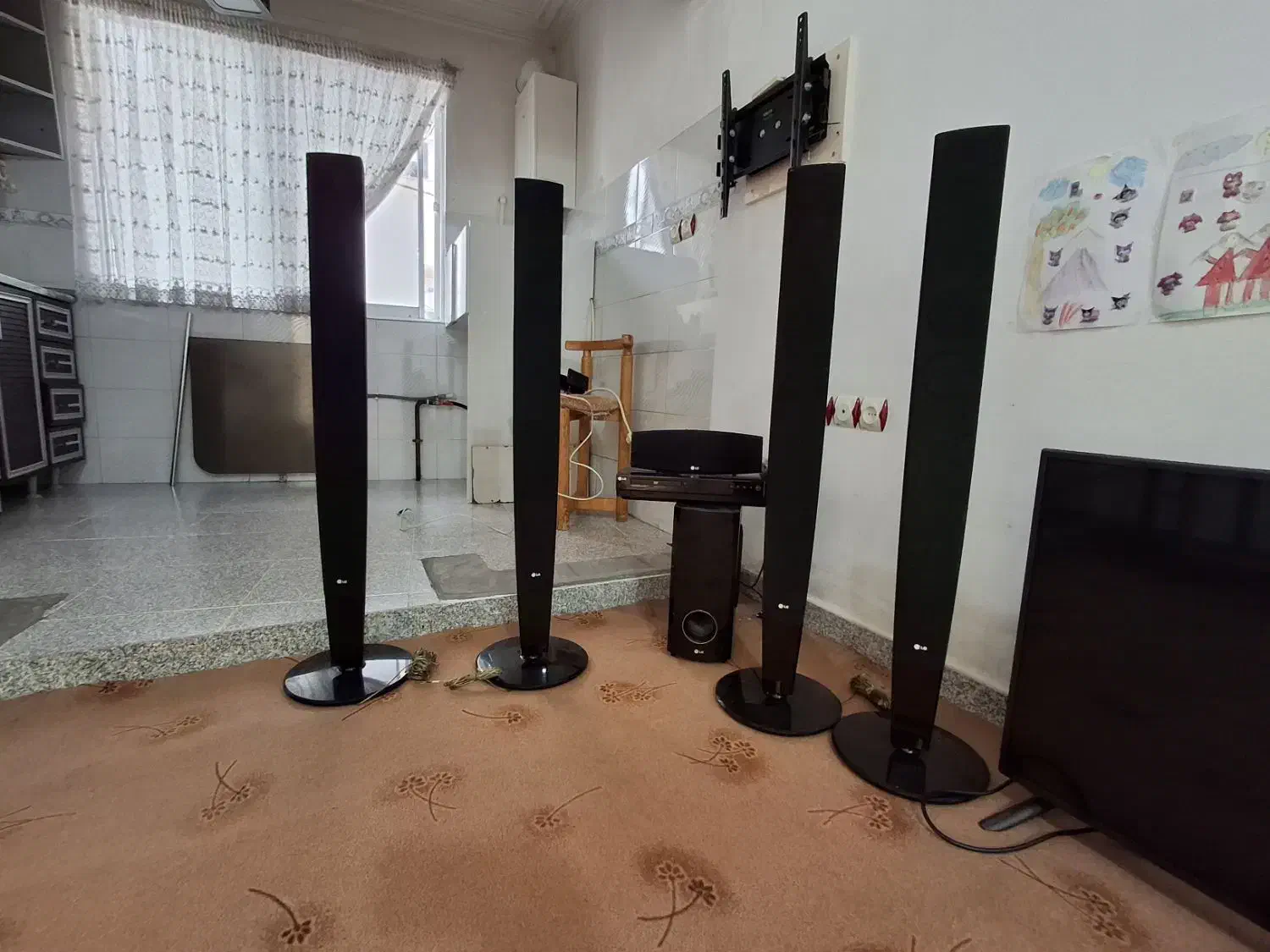 سینما خانگی ال جی|سیستم صوتی خانگی|رشت, دیانتی|دیوار