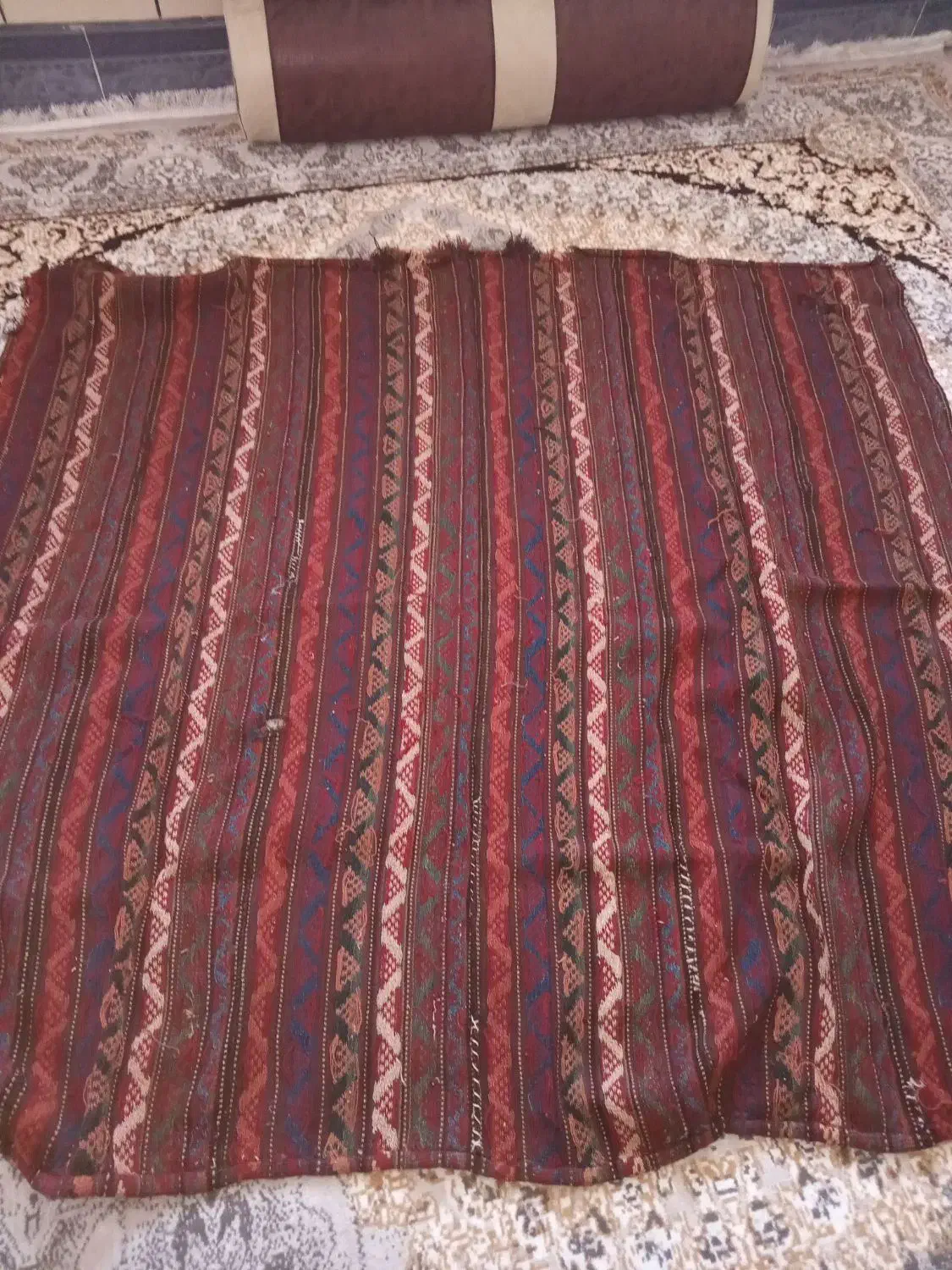 ماشته دست بافت قدمت ۱۷۰سال قیمت توافقی|گلیم، جاجیم، گبه|بروجرد, |دیوار