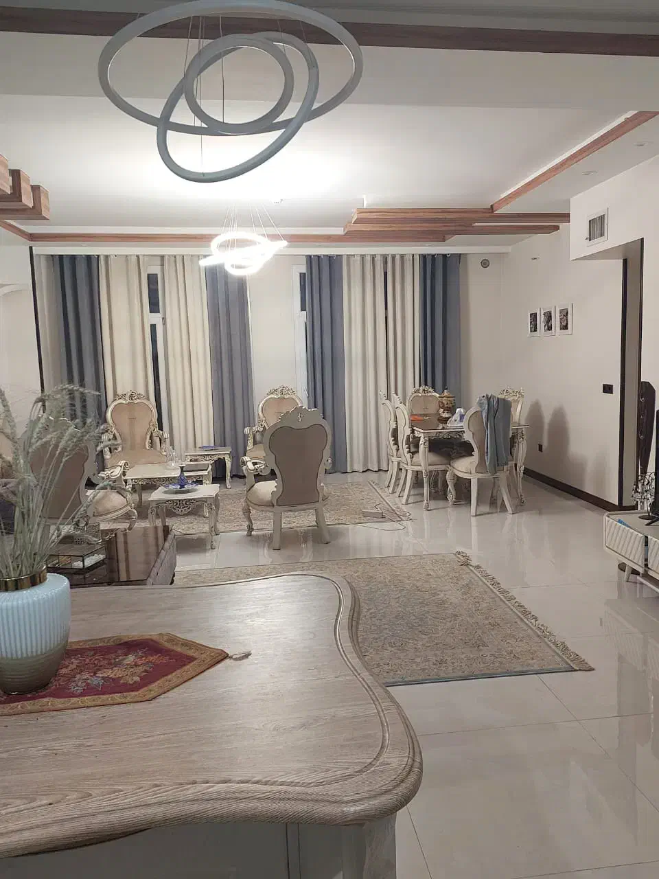 ۱۲۵متر خوش نقشه سالن پرده خور بدون تکرار