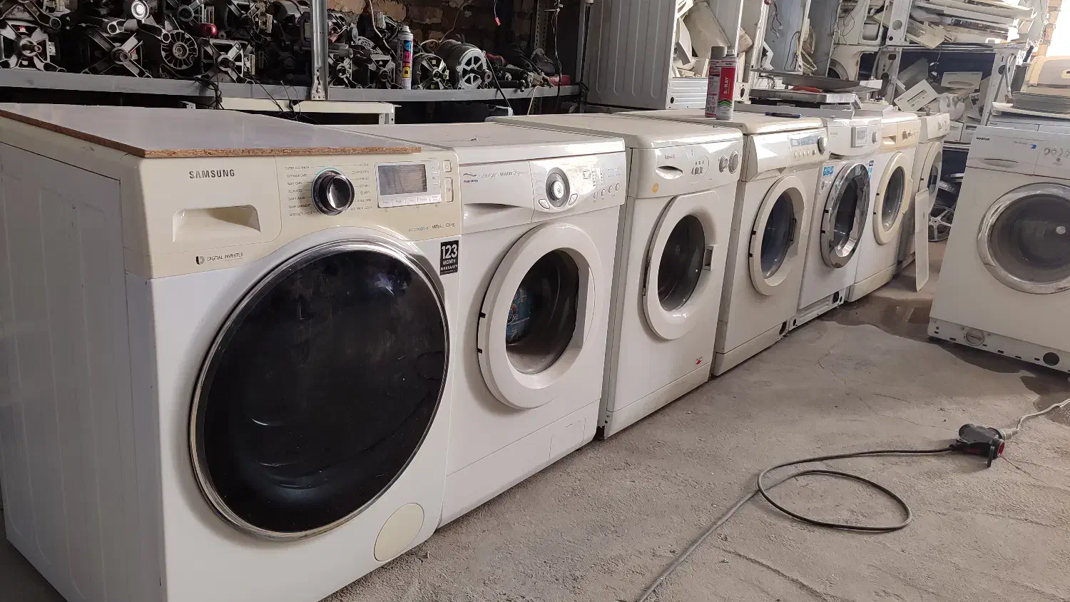 فروش و خرید انواع لباسشویی ، ظرفشویی سالم و خراب|ماشین لباسشویی و خشککن لباس|قم, نیروگاه|دیوار