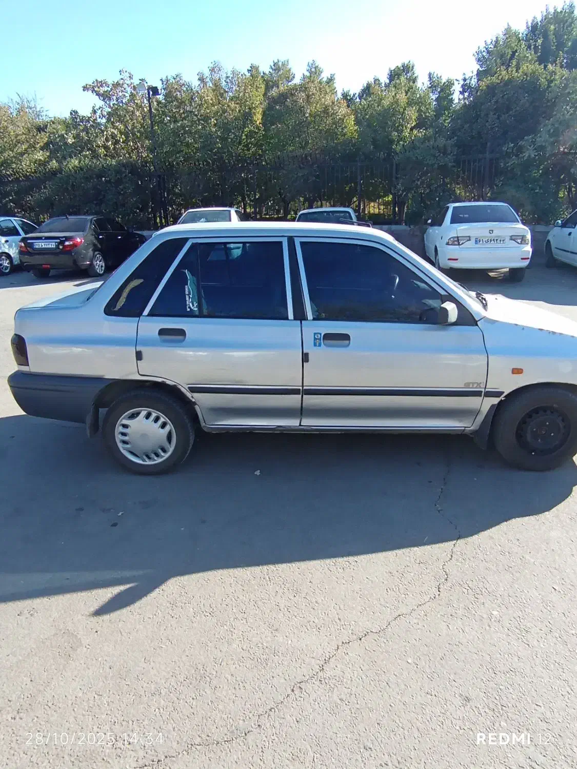 پراید نقره ای مدل 86 بنزینی|خودرو سواری و وانت|اقبالیه, |دیوار