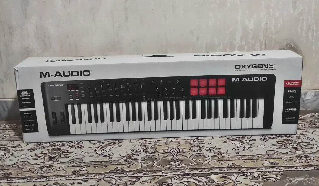 کیبورد آهنگسازی M - ADIO OXYGEN 61|پیانو، کیبورد، آکاردئون|لنجان, |دیوار