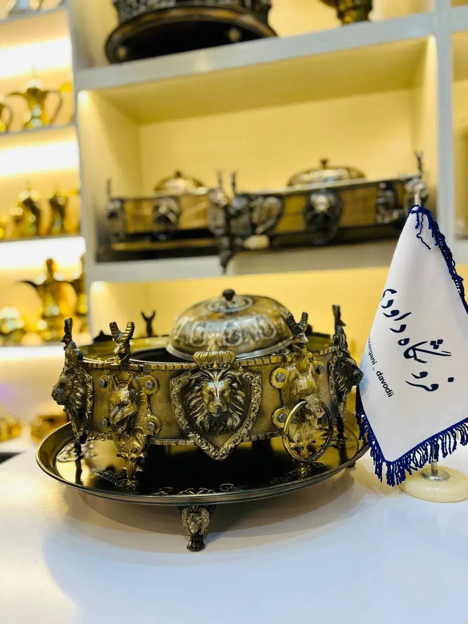 منقل زغالی طرحدار مناسب استفاده خاص و فضای دلنشین|کلکسیون اشیاء عتیقه|کرمان, |دیوار