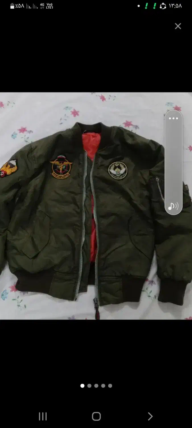 کاپشن خلبانی الفا امریکایی|لباس|قم, زنبیل آباد|دیوار