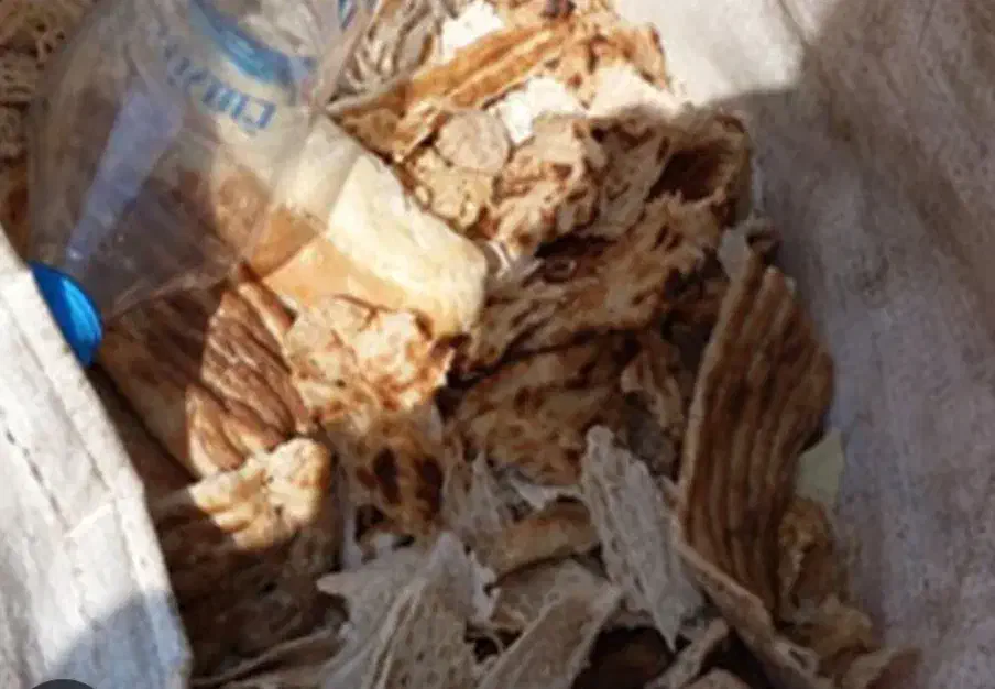 نان خشک تمیز سالم برای تغذیه طیور و پرندگان|لوازم جانبی حیوانات|آستارا, |دیوار