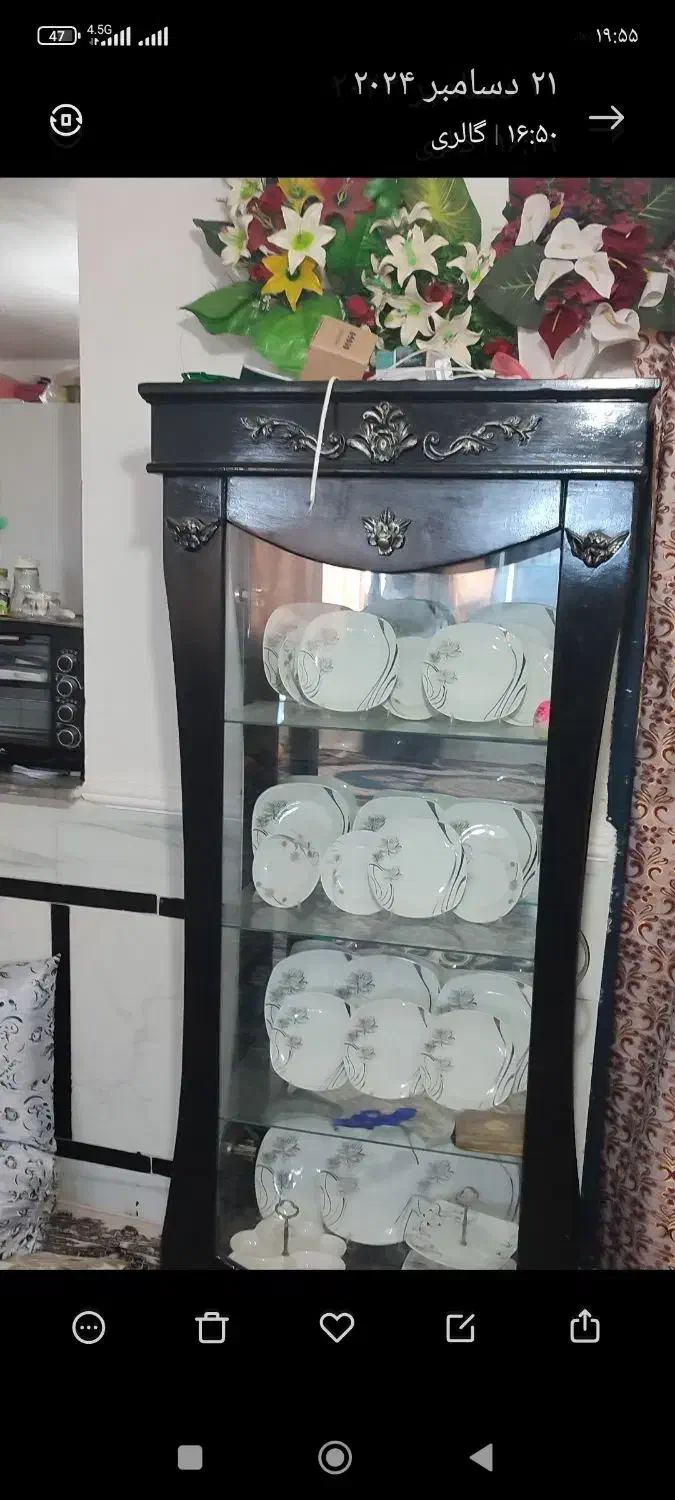 صندوق بزرگ بوفه چهار طبقه|بوفه، ویترین، کنسول|زابل, |دیوار