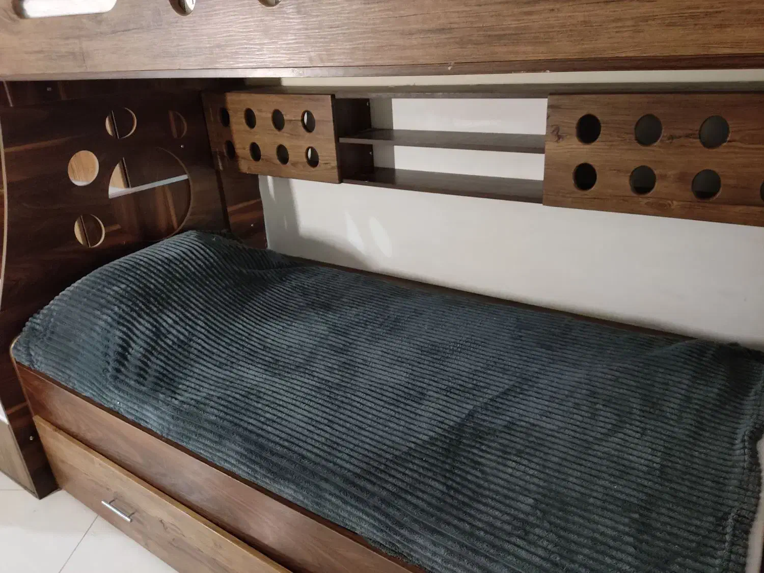 تخت دو طبقهMDF + تخت کشویی مهمان|تخت و سرویس خواب|تهران, مروارید شهر|دیوار