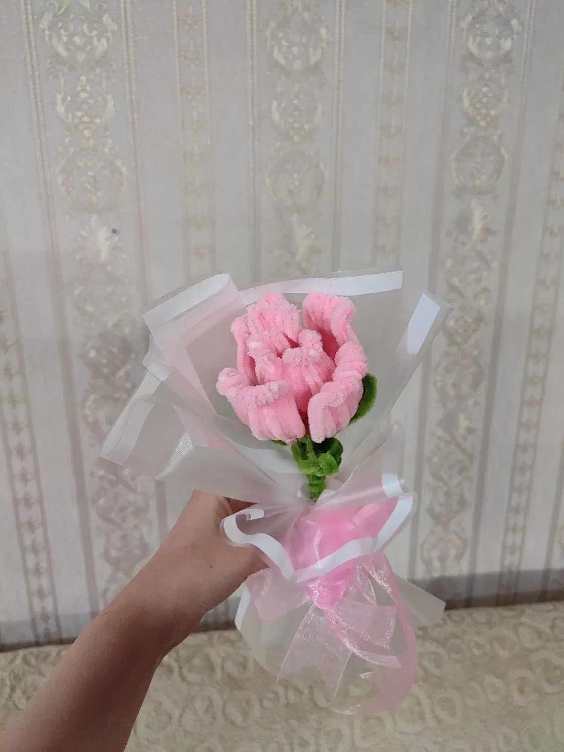 گل پنبه ای جاودان|صنایع دستی و سایر لوازم تزئینی|محمدیه-قزوین, |دیوار