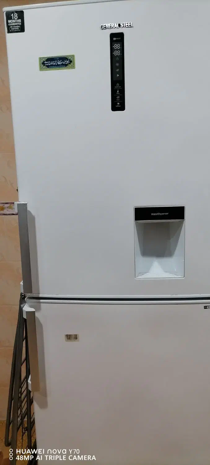 یخچال فریزر جنرال استیل|یخچال و فریزر|کاکی, |دیوار