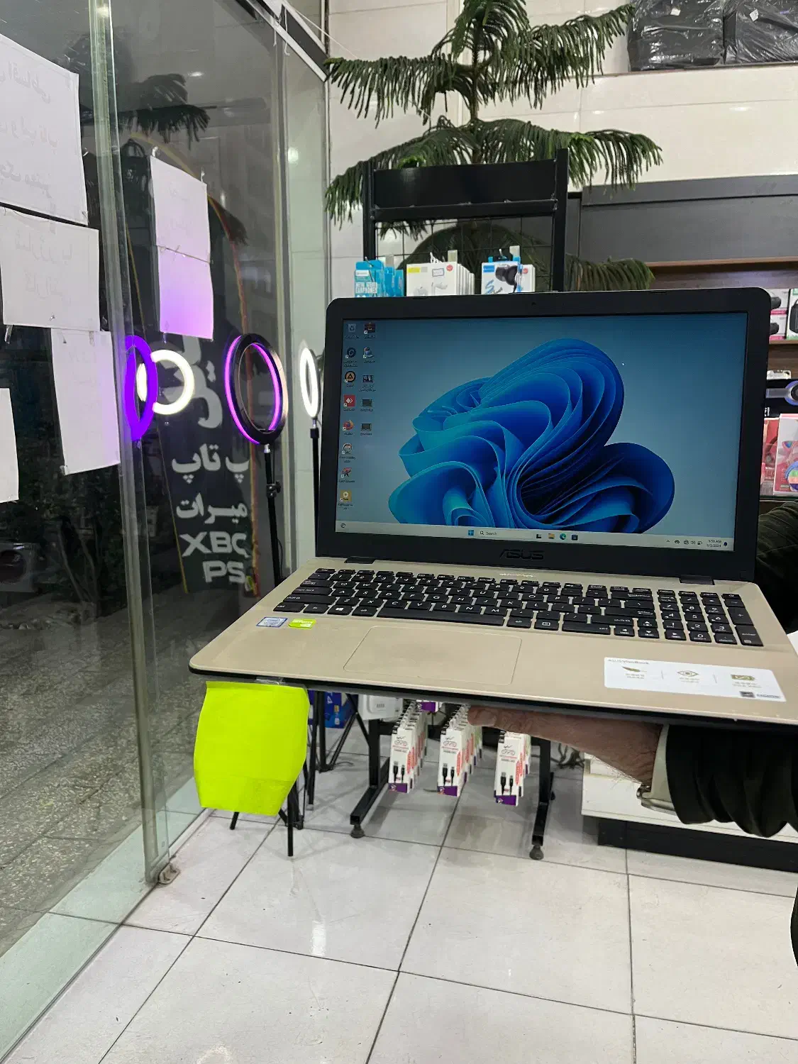 لپ‌تاپ ایسوس i7نسل 8 رم 16گرافیک 4G در حد نو|رایانه همراه|گرمدره, |دیوار