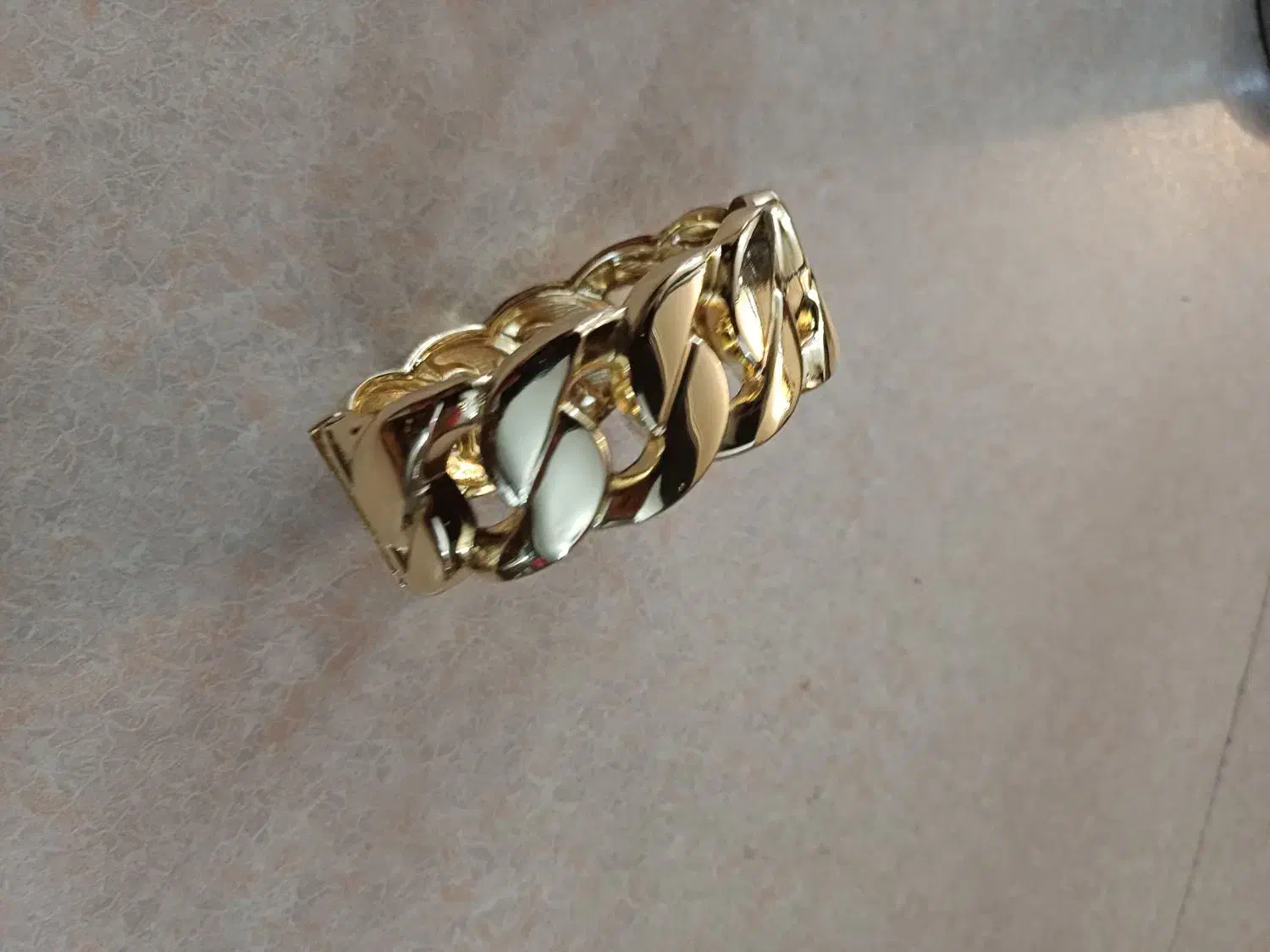 دستبند کارتیز از جنس طلا روس با رنگ ثابت|بدلیجات|تبریز, |دیوار