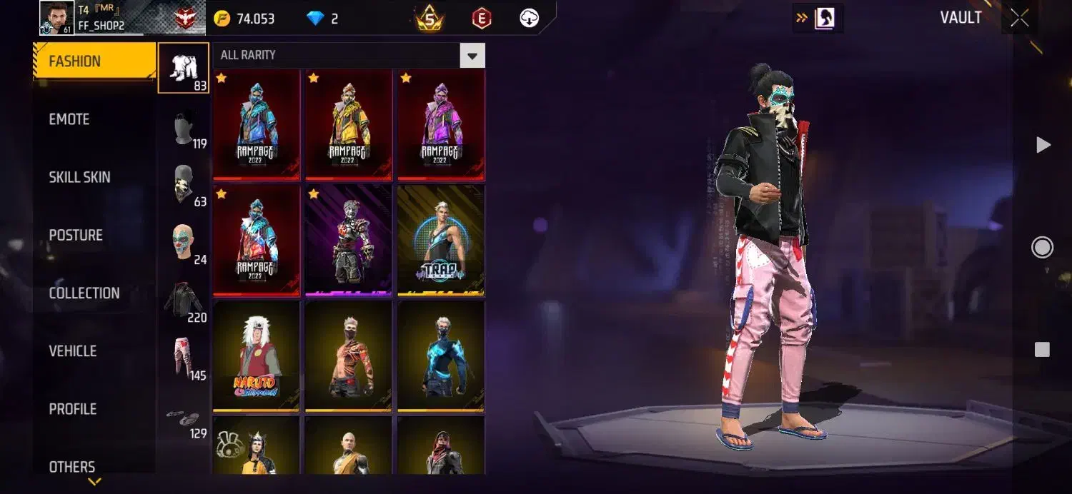 اکانت فیری فایر|کنسول، بازی ویدئویی و آنلاین|بندر گناوه, |دیوار