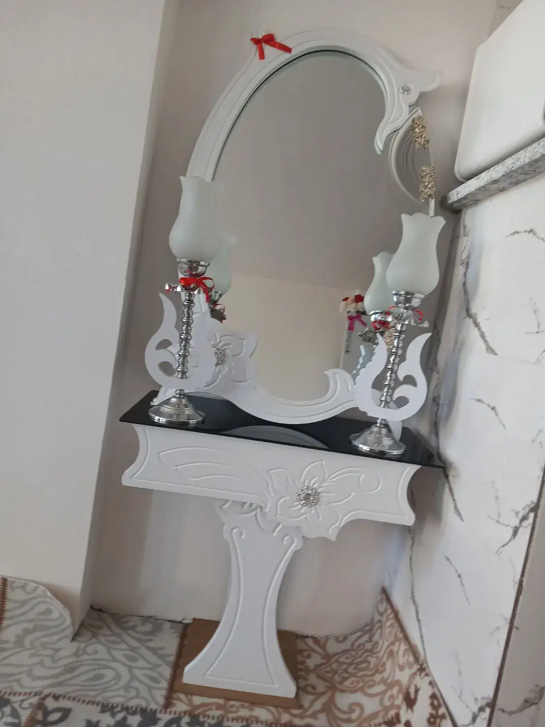 آینه و شمعدانی|آینه|سلطانیه, |دیوار