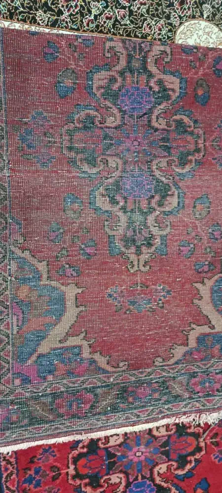 فرش دسباف مشهد ۸۰ ساله|فرش|باوی, |دیوار