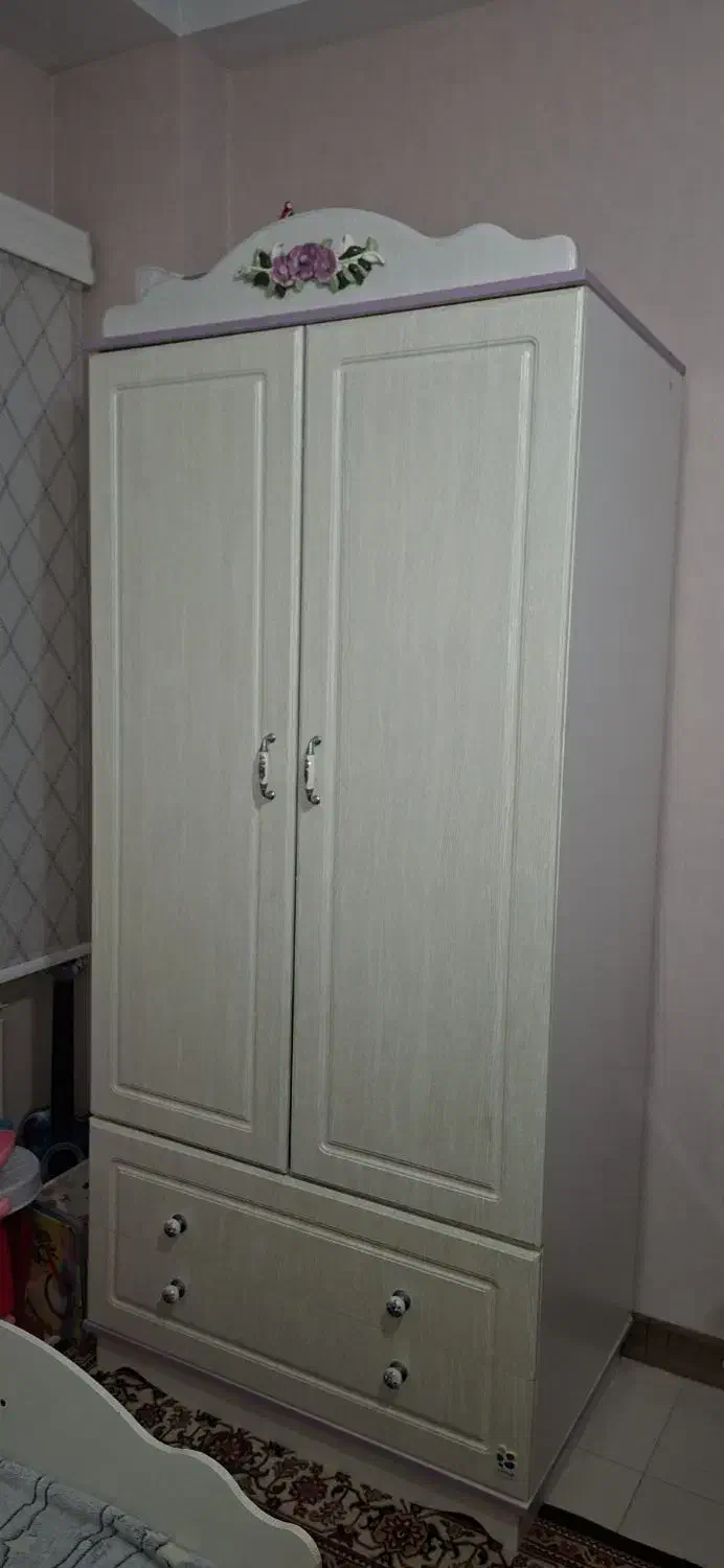 تخت ، کمد و پاتختی کودک|تخت و سرویس خواب|پرند, فاز ۳|دیوار