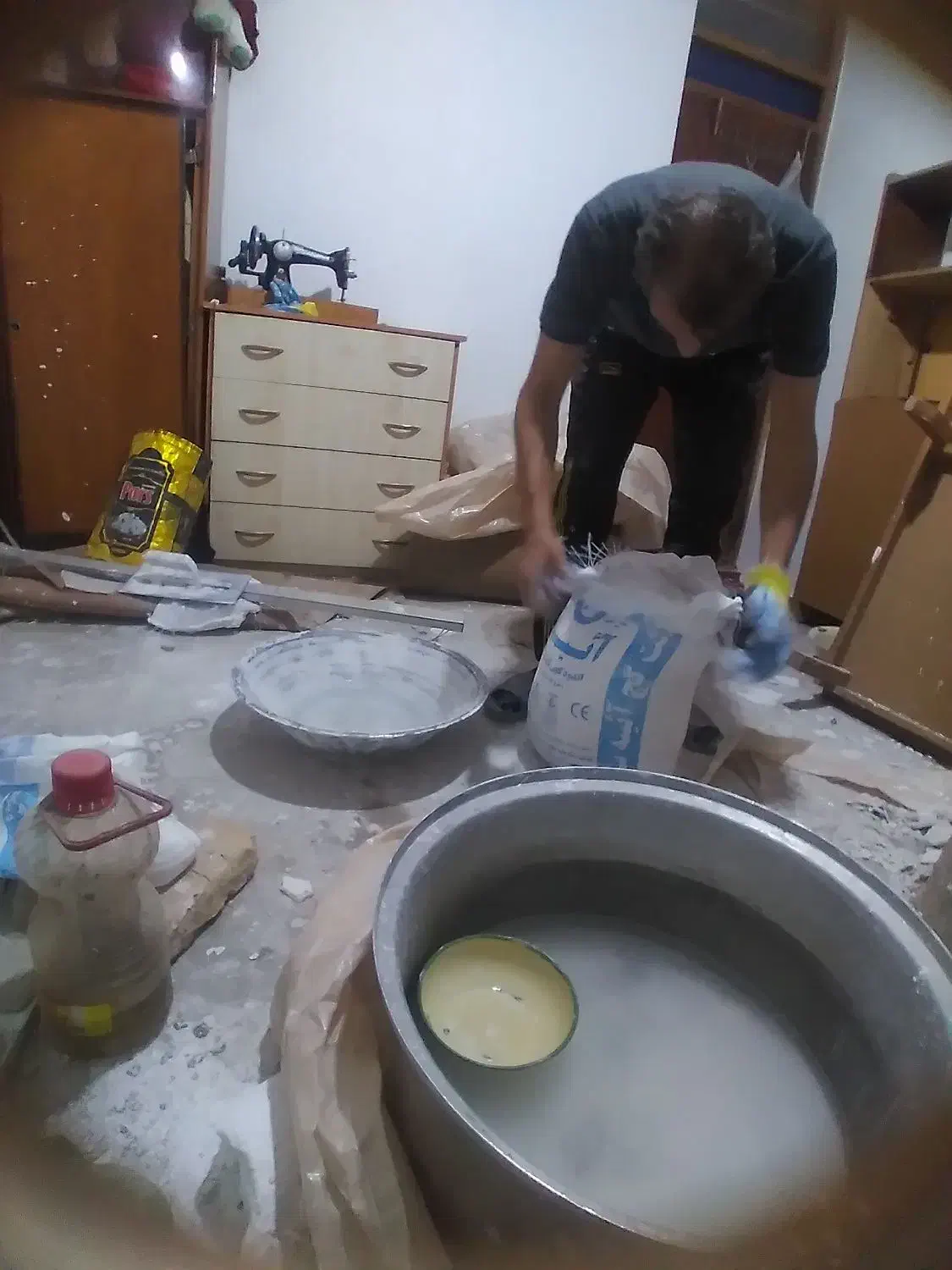 لکه گیری و گچکاری  گچبری بروز|خدمات پیشه و مهارت|مینودشت, |دیوار