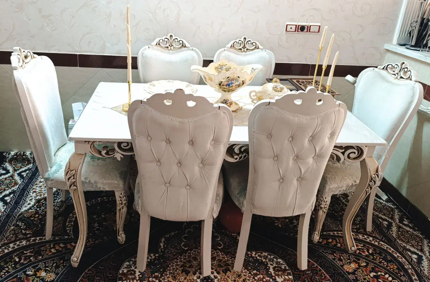 میز نهار خوری شش نفره|میز و صندلی غذاخوری|سبزوار, گلشن|دیوار