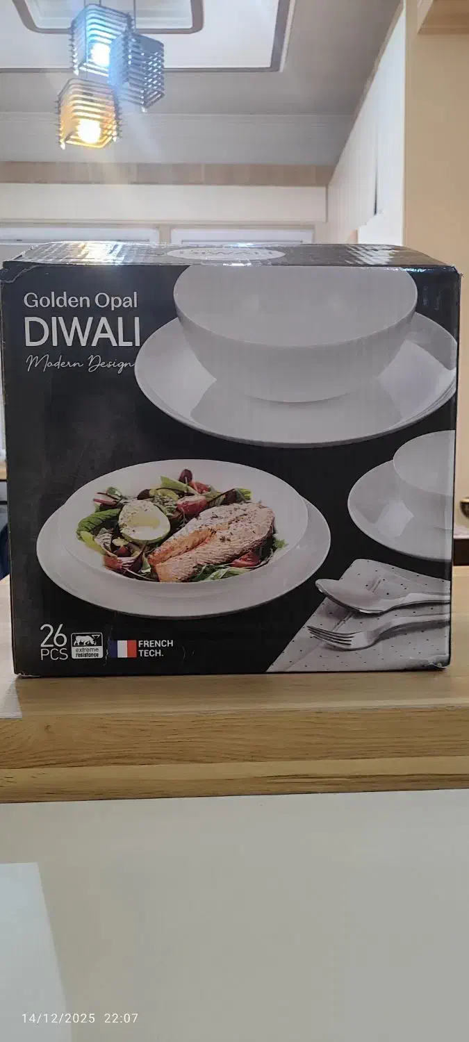 سرویس آرکوپال گلدن اوپال ۲۶ پارچه دیوالی|ظروف سرو و پذیرایی|کرج, حسن آباد|دیوار