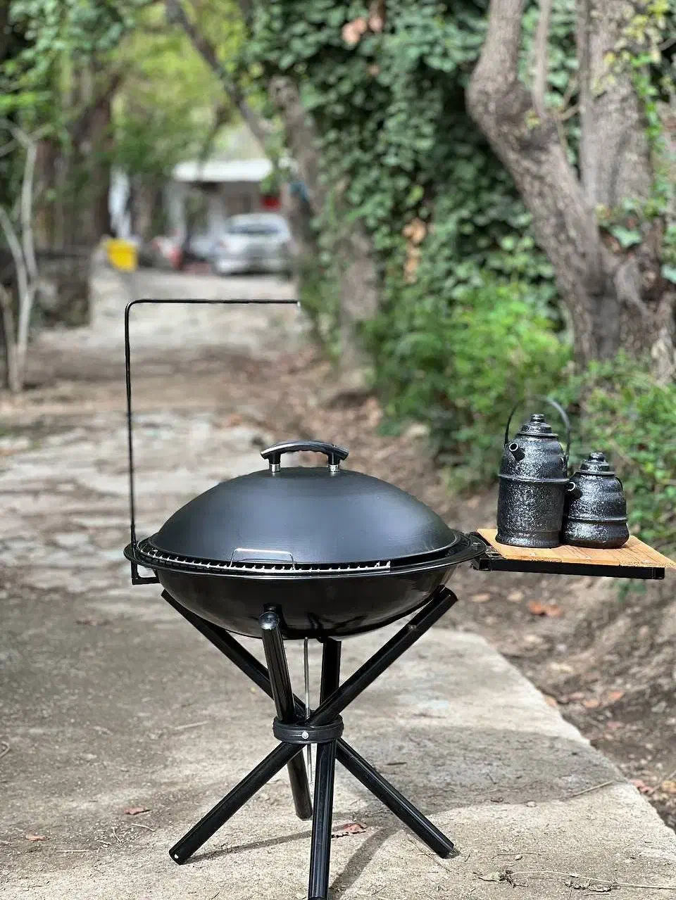 منقل باربیکیو آتشدان vip لعابی سرامیکی هامون|کوهنوردی و کمپینگ|تهران, چیتگر شمالی|دیوار