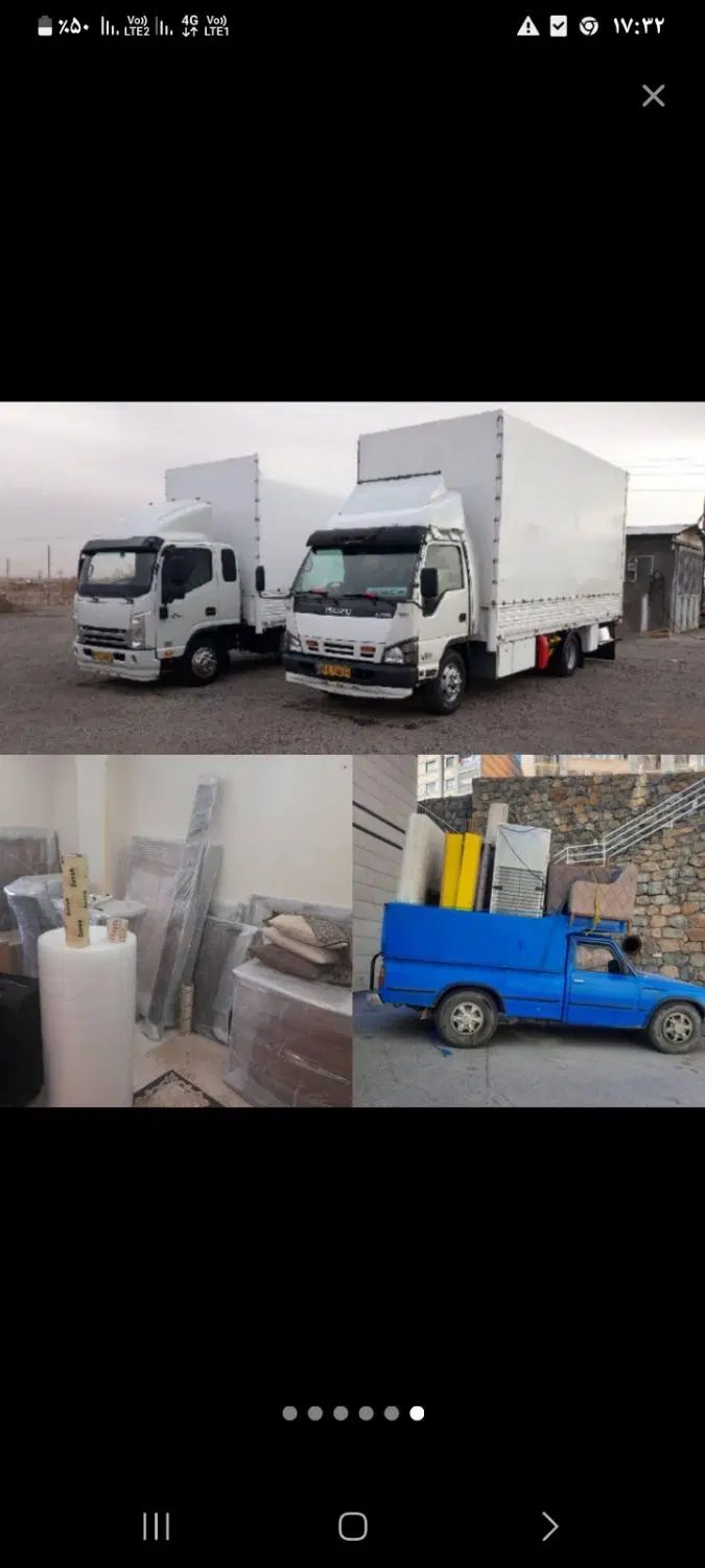 باربری نیسان وانت خاور ۶متری اثاث کشی|خدمات حمل و نقل|تهران, ستارخان|دیوار