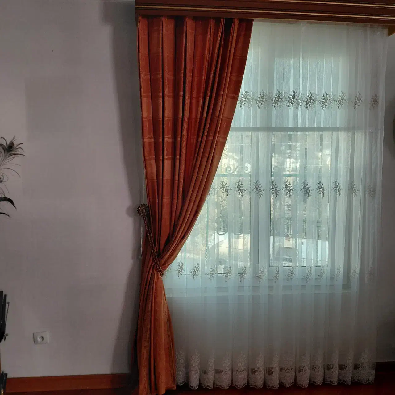 چهار عدد والان پرده|پرده، رانر، رومیزی|تهران, ستارخان|دیوار