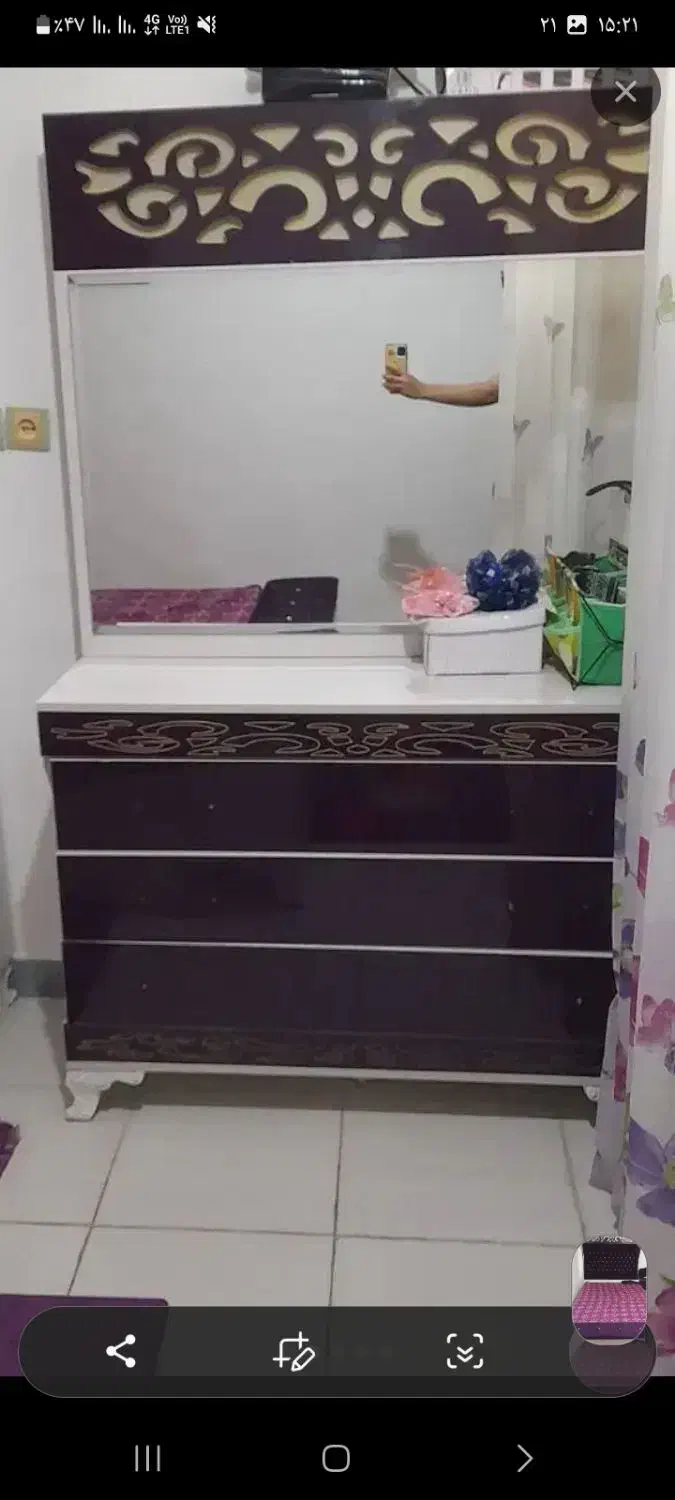 تخت خواب ۲نفره نو|تخت و سرویس خواب|ایذه, |دیوار