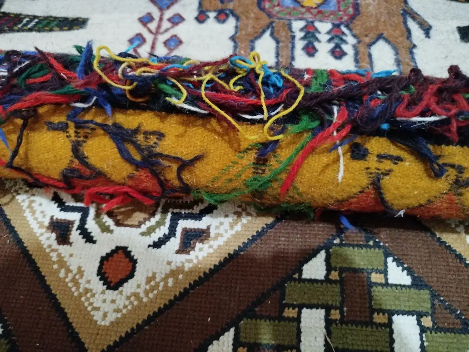 گلیم|گلیم، جاجیم، گبه|بجنورد, |دیوار