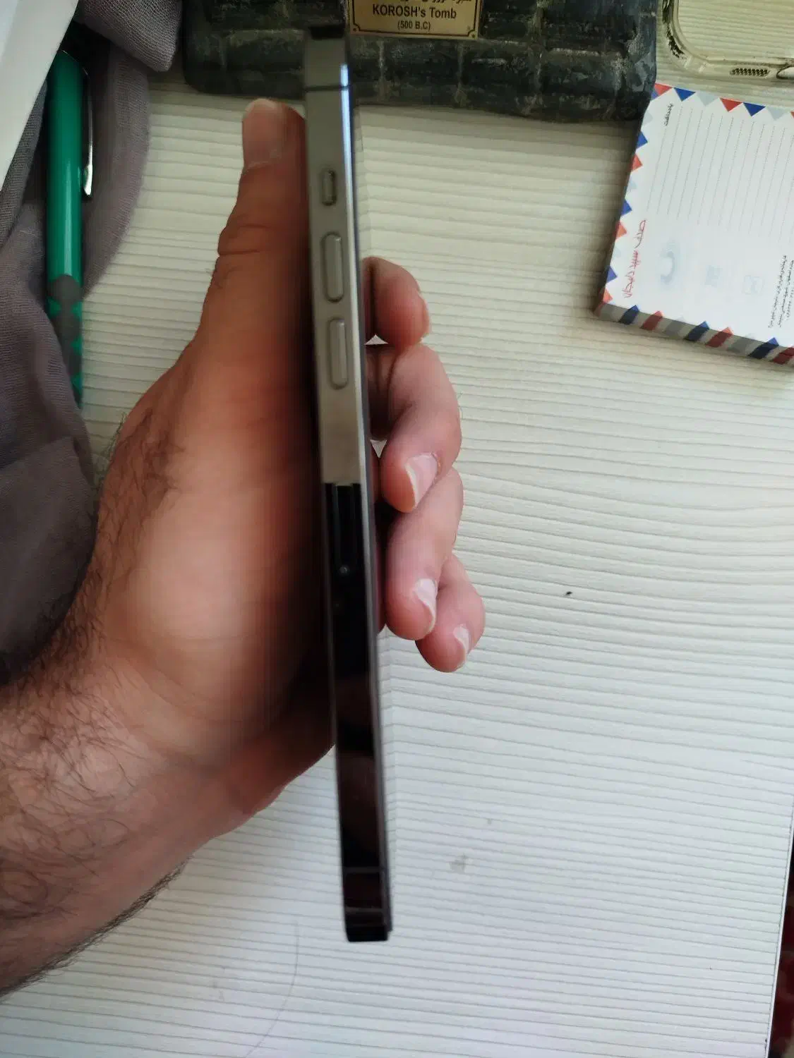 گوشی آیفون ۱۲ پرومکس با شارژر|موبایل|باقرشهر, |دیوار