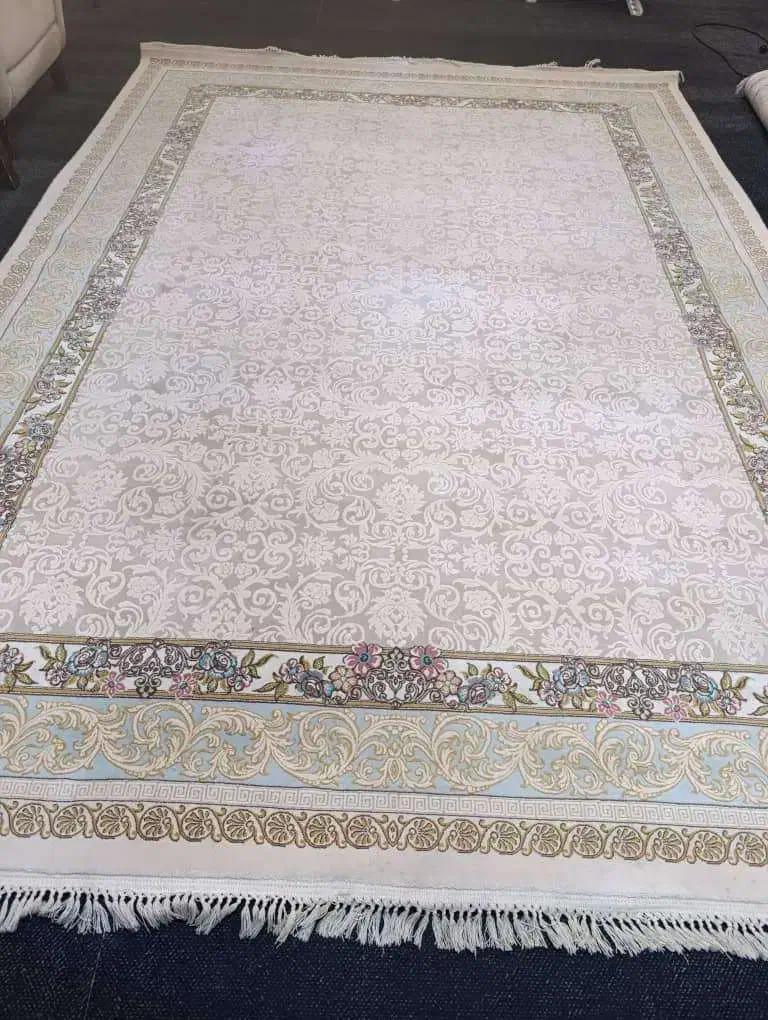 2فرش1200شانه برجسته کرم چرک9متری اکرولیک هیت ست|فرش|اهواز, کوی باهنر|دیوار