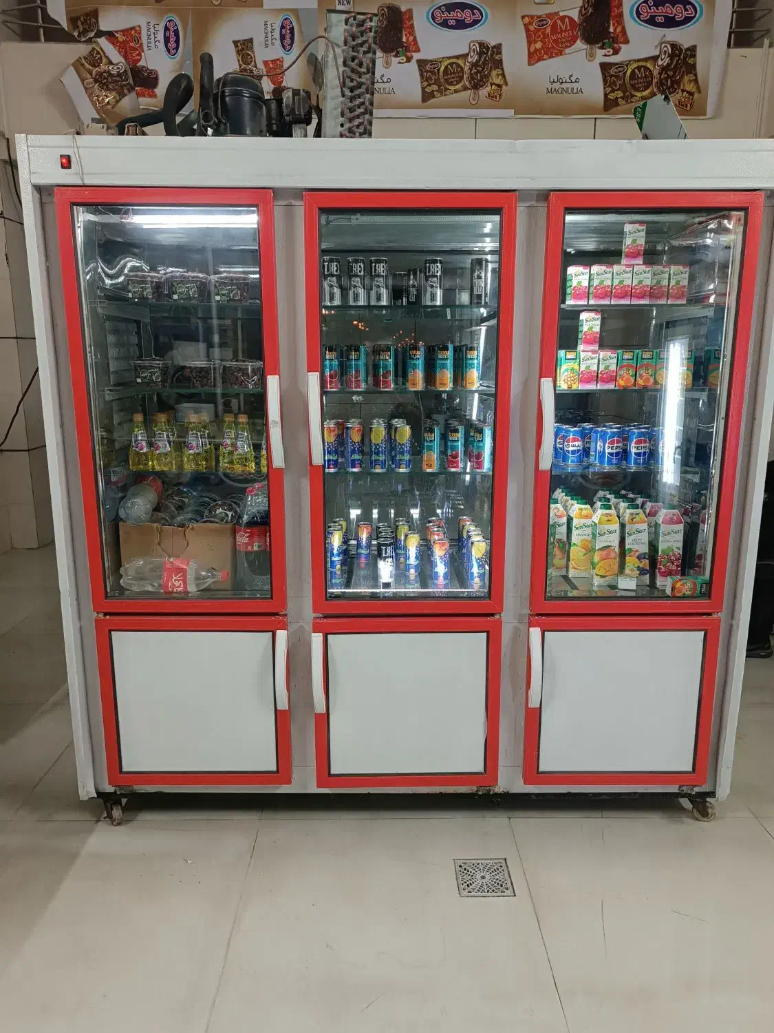 یخجال شش درب به شرط سالم|یخچال و فریزر|سمنان, |دیوار