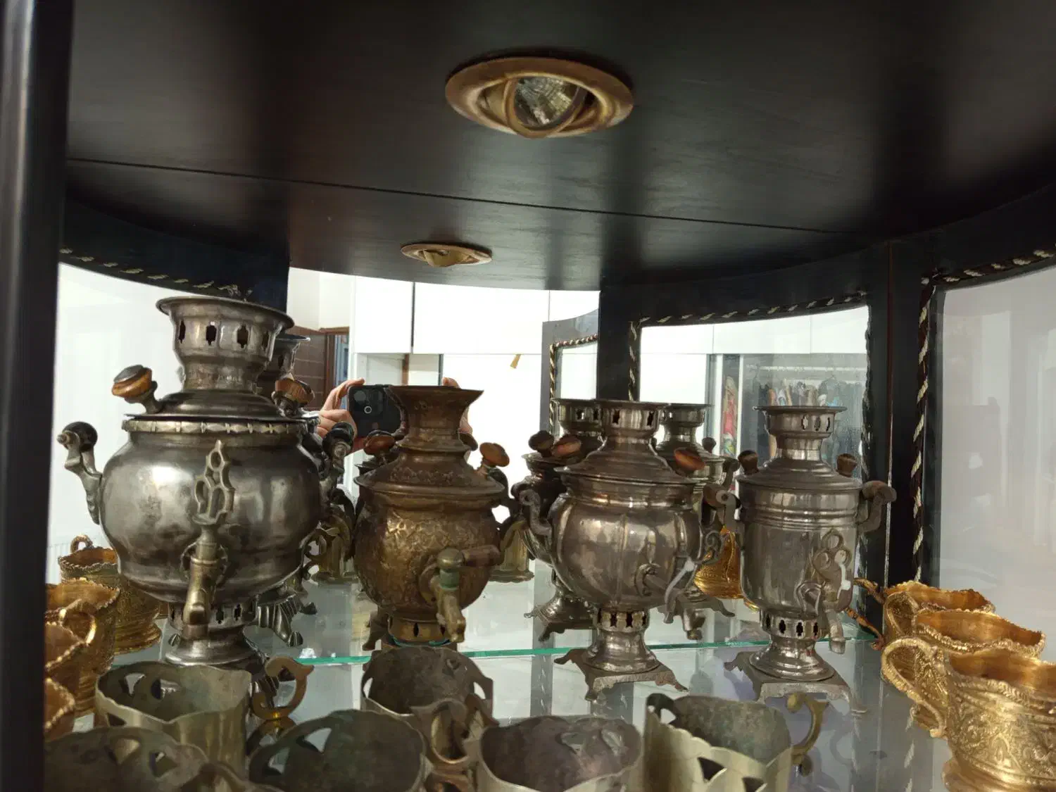 سماور ذغالی ورشو فسقلی|کلکسیون اشیاء عتیقه|خمینی‌شهر, |دیوار