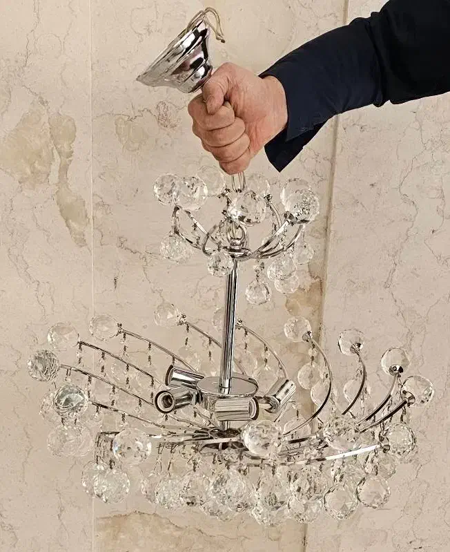لوسترکریستال ترک|لوستر و چراغ آویز|ری, فیروزآبادی|دیوار