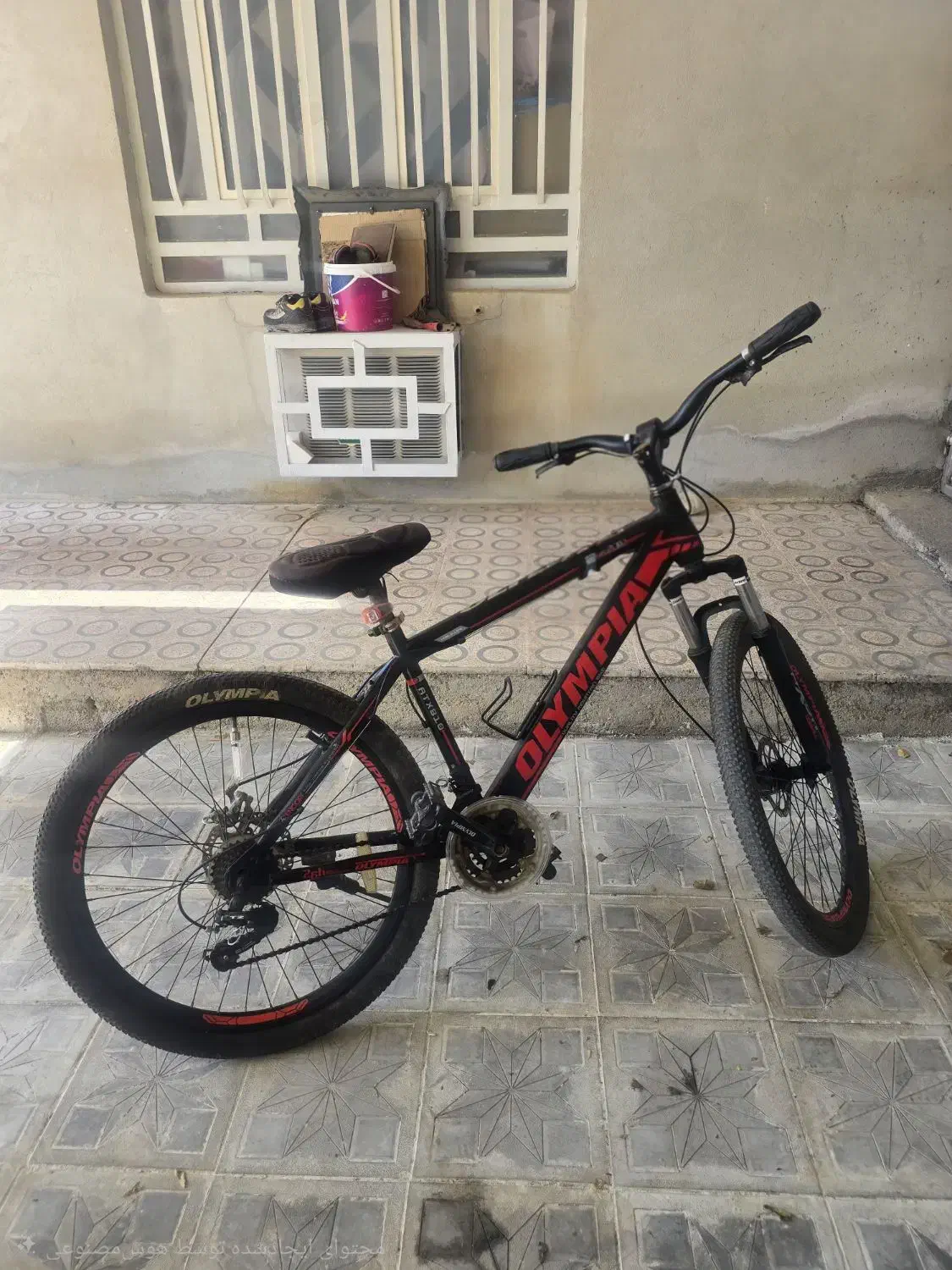 دوچرخه سایز 26 المپیاد بدنه آلومینیوم سالم وکم کار|دوچرخه، اسکیت، اسکوتر|ریز, |دیوار