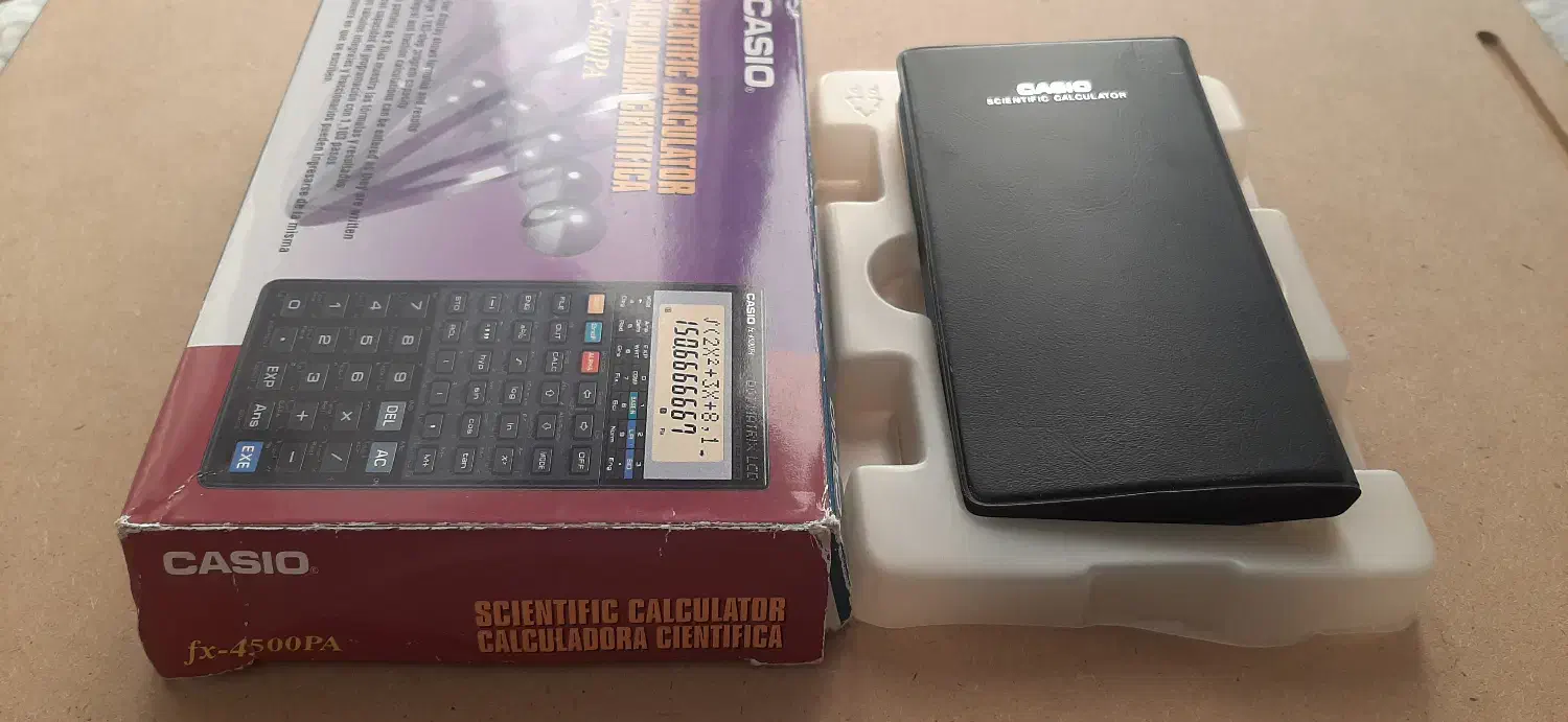 ماشین حساب casio مدل fx-4500pa|لوازم التحریر|تهران, تهرانپارس جنوبی|دیوار