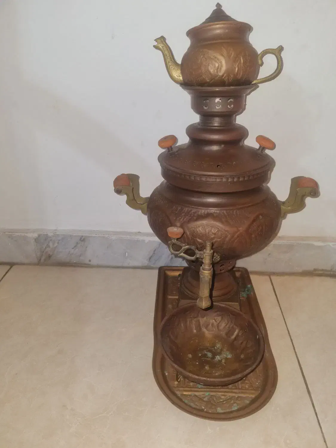 سماور ذغالی|سماور، چای‌ساز، قهوه‌ساز|رشت, بلوار گیلان|دیوار