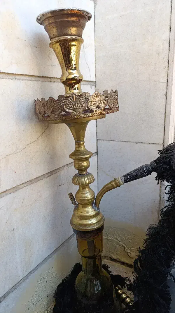 قلیون برنجی 2۵ساله|کلکسیون اشیاء عتیقه|فردیس, شهرک سپاه|دیوار