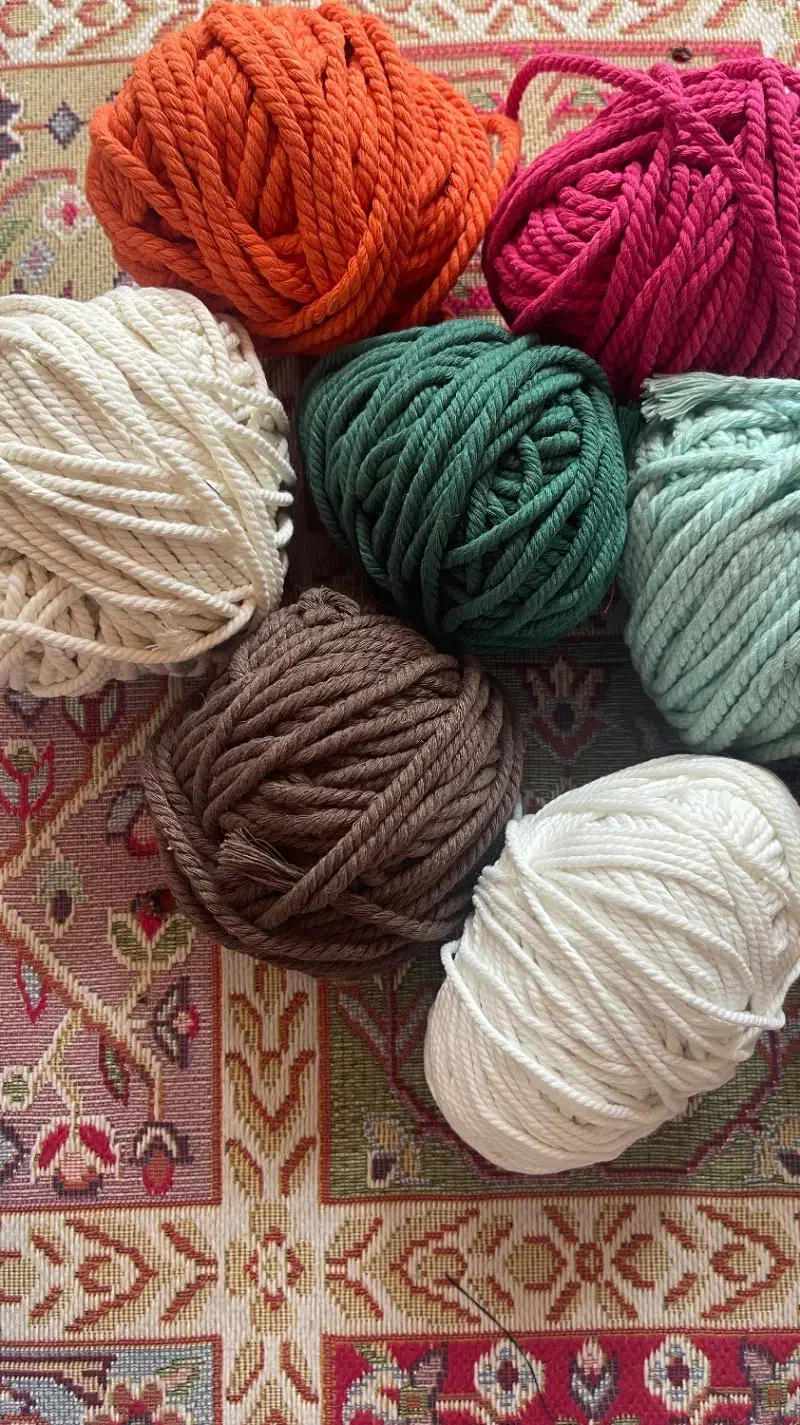 نخ مکرومه|لوازم خیاطی و بافتنی|جهرم, |دیوار