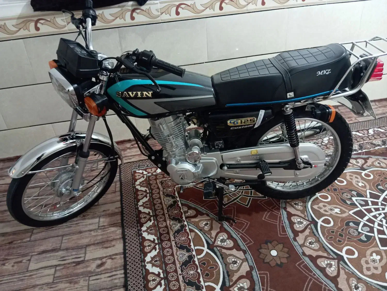 موتور ساوین ۱۲۵|موتورسیکلت|آبپخش, |دیوار