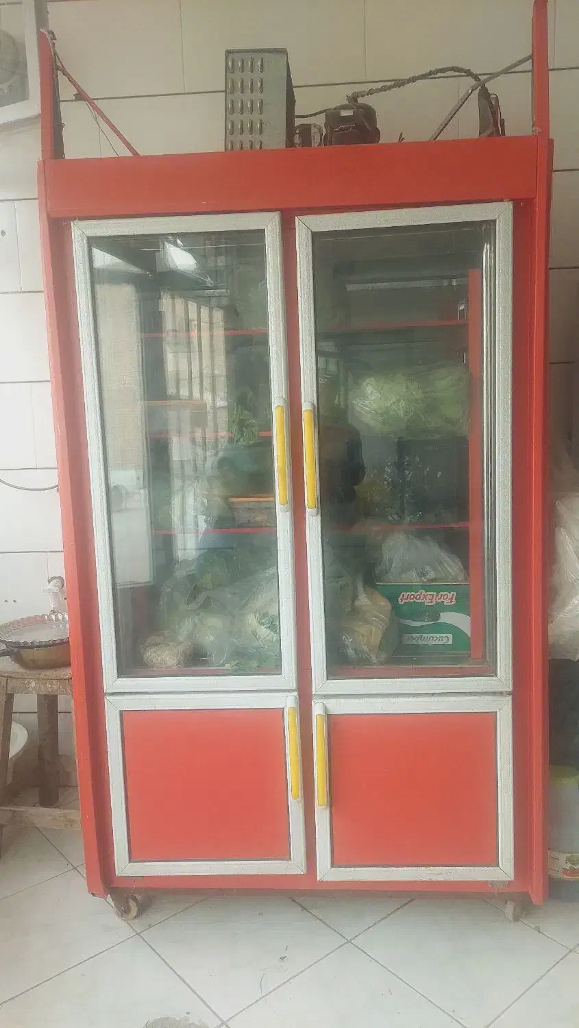 یخچال ویترینی ۴ درب|یخچال و فریزر|ابریشم, |دیوار