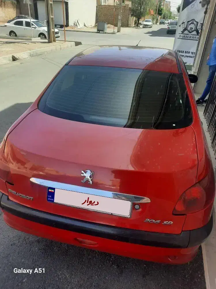 پژو 206 مدل 91|خودرو سواری و وانت|قم, آزادگان|دیوار