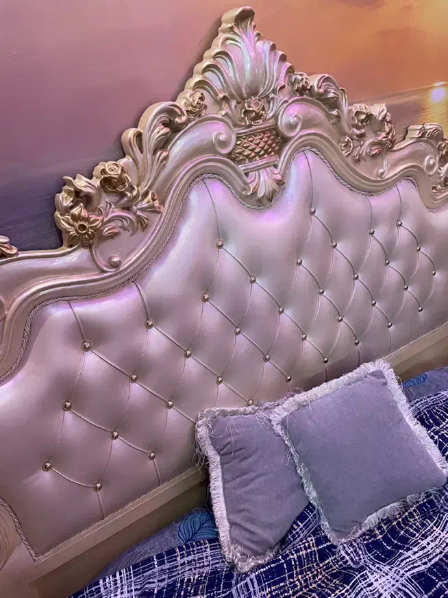 تخت دونفره تمام چوب راش|تخت و سرویس خواب|رباطکریم, رباطکریم|دیوار